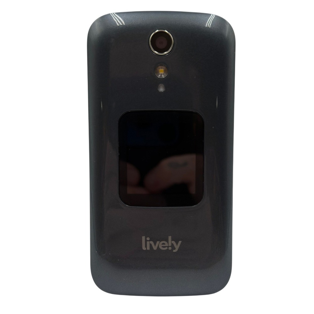Lively Jitterbug Flip2 Cell Phone Graphite Senior Large Button Flip Phone